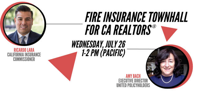Fire Insurance Townhall on July 26