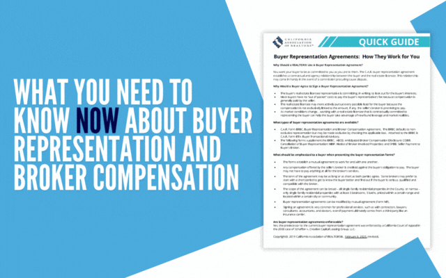 Buyer Representation and Broker Compensation